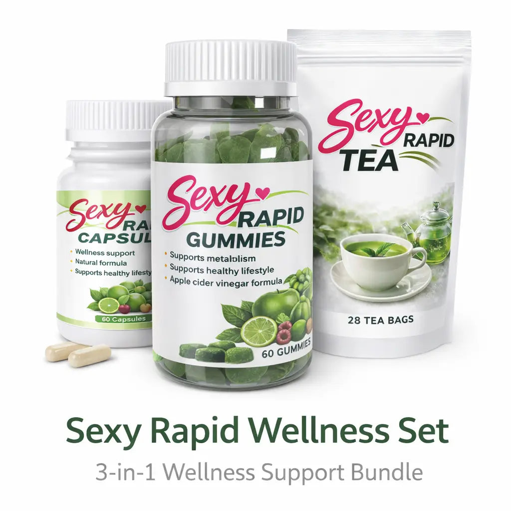Sexy Rapid Green Tea Wellness Set – Herbal Detox & Daily Wellness Support Bundle