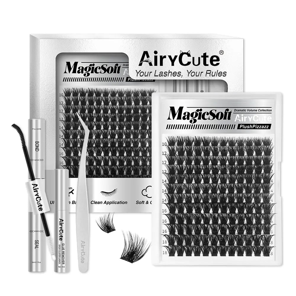 Airycute LIVE Exclusive Cluster Lashes – Viral DIY Lash Extensions with Best-Selling Styles Bubble, Elara, Brown Flaunt, Velure, Downy & Viva | Limited-Time Low Prices