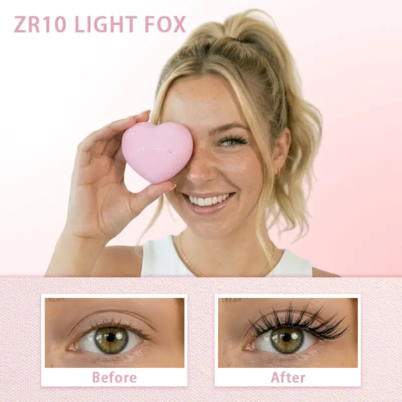 MAYSEEN Luxury Magnetic Eyelashes Kit – Premium Reusable Glue-Free Magnetic Lashes with Applicator | Waterproof, Lightweight & Natural Wispy False Eyelashes with Eyelash Curler & Lash Setting Liquid