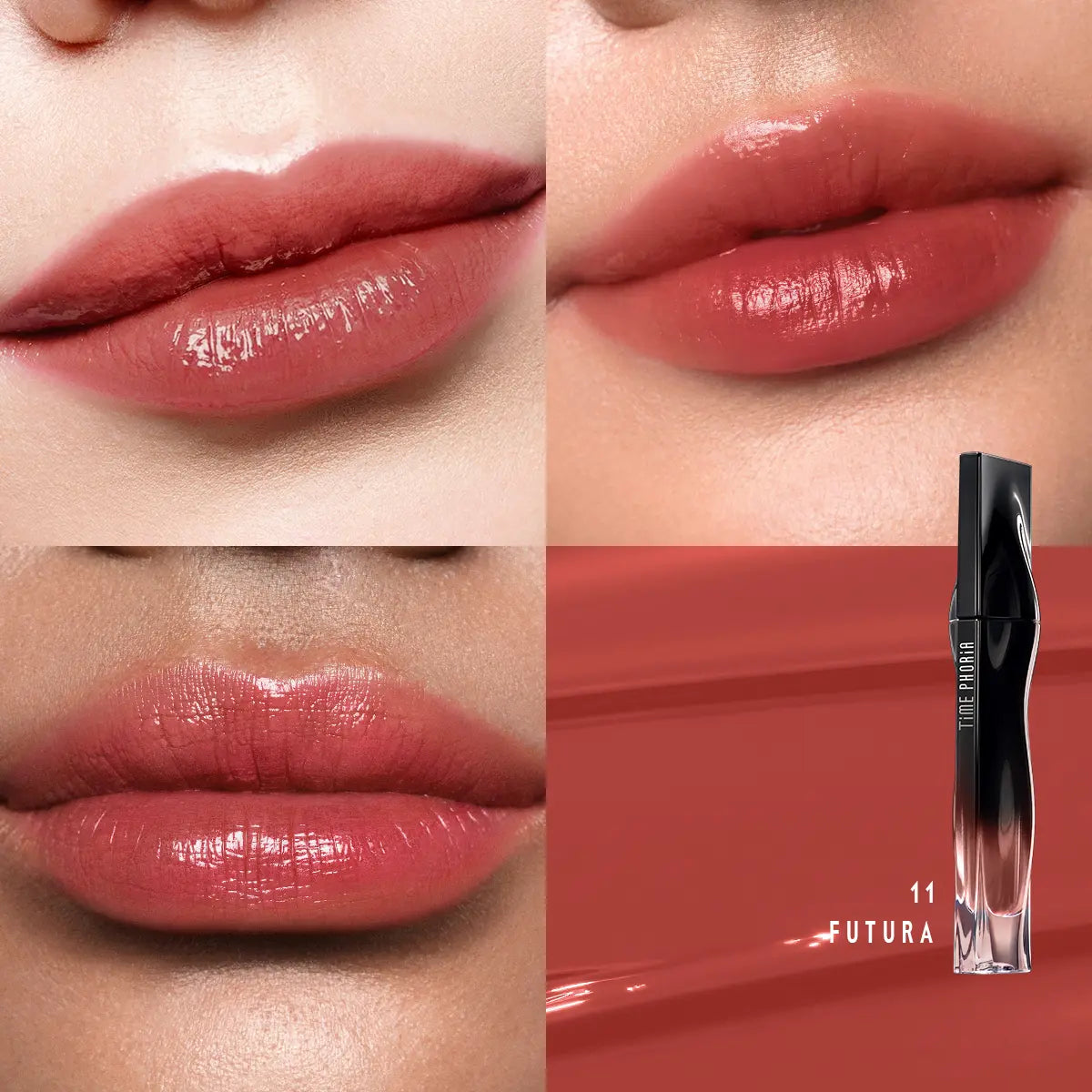 TIMEPHORIA Stellar Dust Lip Stain 5ML – High Coverage Glossy Lip Tint with Glassy Finish & 30% Moisture Essence | Long-Lasting Hydrating Lip Stain for Smooth, Flawless Makeup Look