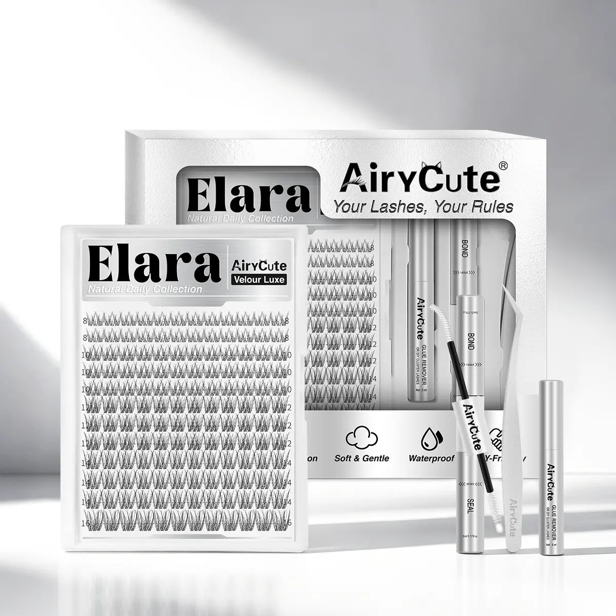 Airycute LIVE Exclusive Cluster Lashes – Viral DIY Lash Extensions with Best-Selling Styles Bubble, Elara, Brown Flaunt, Velure, Downy & Viva | Limited-Time Low Prices