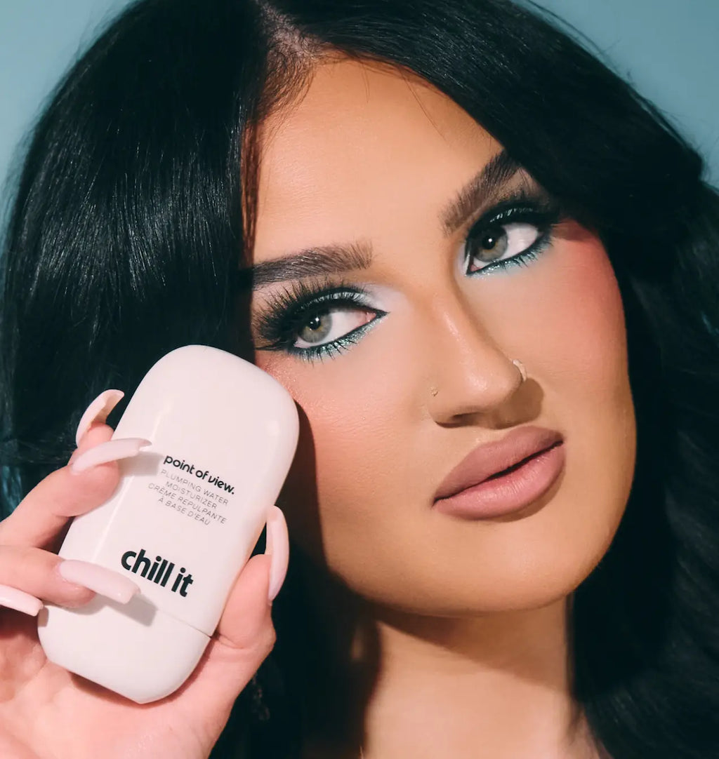 Chill It by Point of View Beauty – Weightless Water-Gel Moisturiser for Hydrated Glowing Skin, Lightweight Daily Face Cream