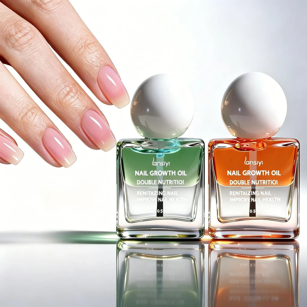Rongshu Cosmetics Organic Nail Care Oil – Growth & Brightening Treatment for Damaged Nails