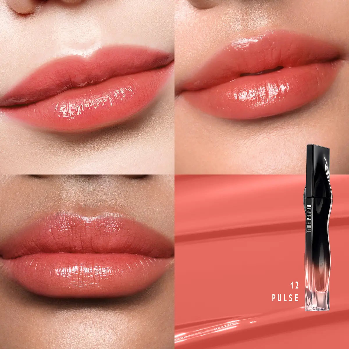 TIMEPHORIA Stellar Dust Lip Stain 5ML – High Coverage Glossy Lip Tint with Glassy Finish & 30% Moisture Essence | Long-Lasting Hydrating Lip Stain for Smooth, Flawless Makeup Look