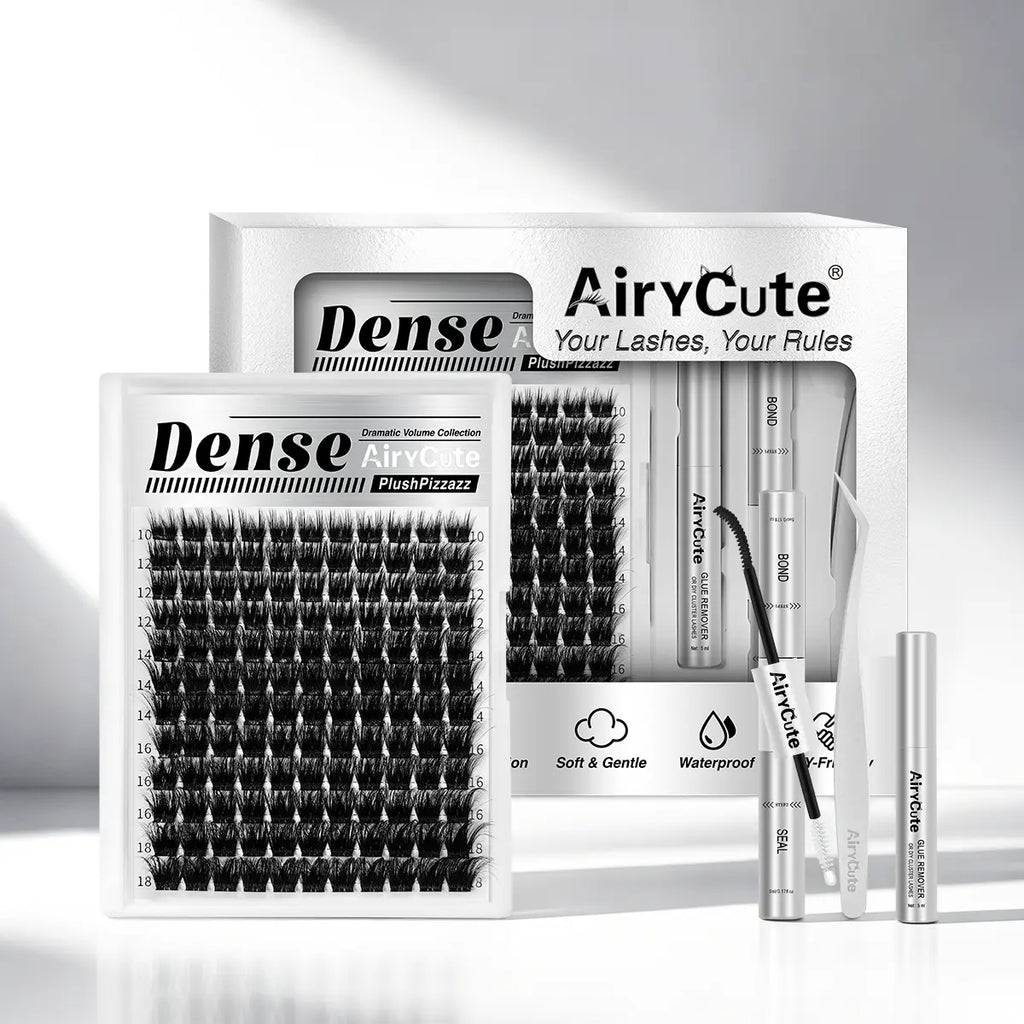Airycute LIVE Exclusive Cluster Lashes – Viral DIY Lash Extensions with Best-Selling Styles Bubble, Elara, Brown Flaunt, Velure, Downy & Viva | Limited-Time Low Prices