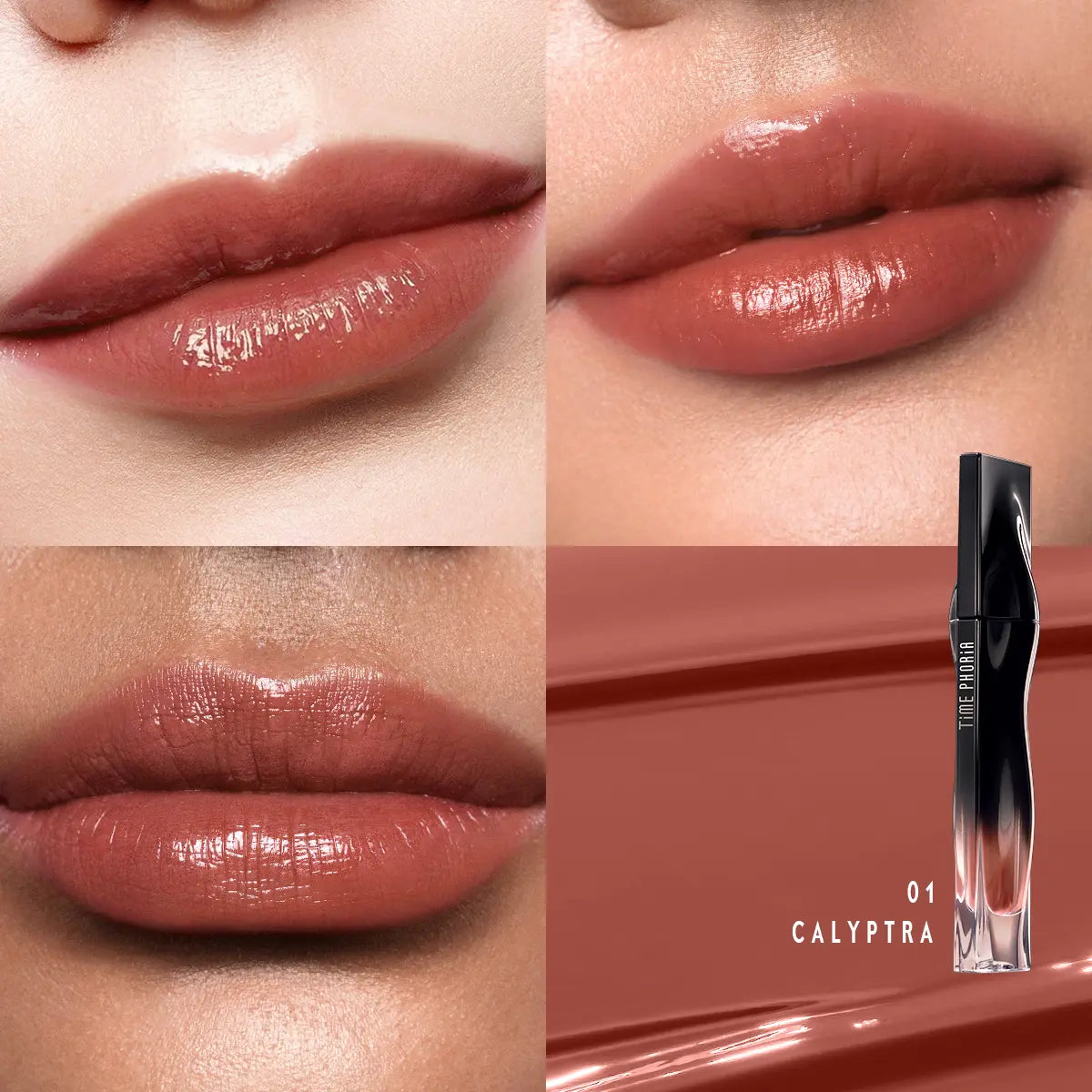 TIMEPHORIA Stellar Dust Lip Stain 5ML – High Coverage Glossy Lip Tint with Glassy Finish & 30% Moisture Essence | Long-Lasting Hydrating Lip Stain for Smooth, Flawless Makeup Look