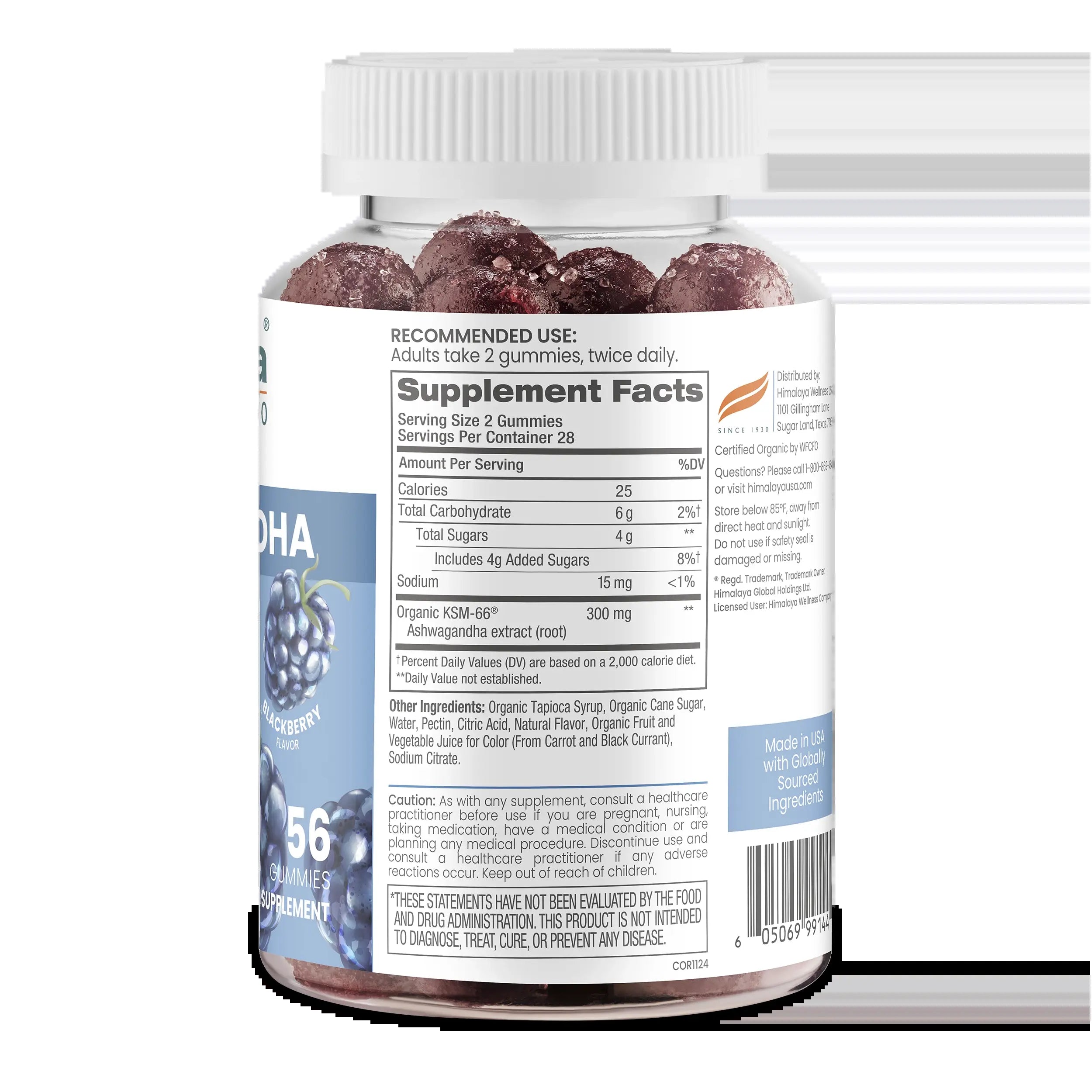 Herbal Ashwagandha Energy Gummies – Organic Daily Wellness & Relaxation Formula