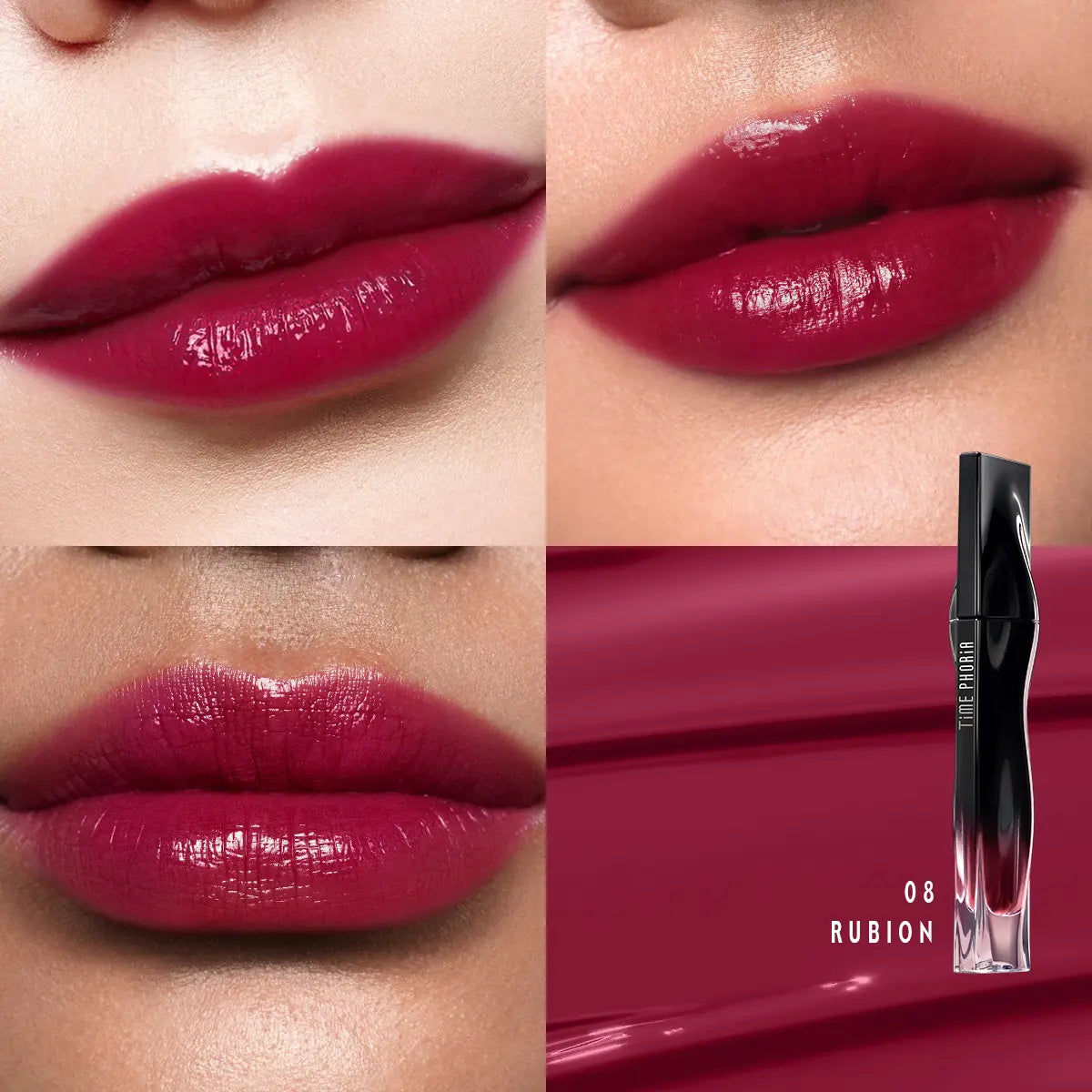 TIMEPHORIA Stellar Dust Lip Stain 5ML – High Coverage Glossy Lip Tint with Glassy Finish & 30% Moisture Essence | Long-Lasting Hydrating Lip Stain for Smooth, Flawless Makeup Look