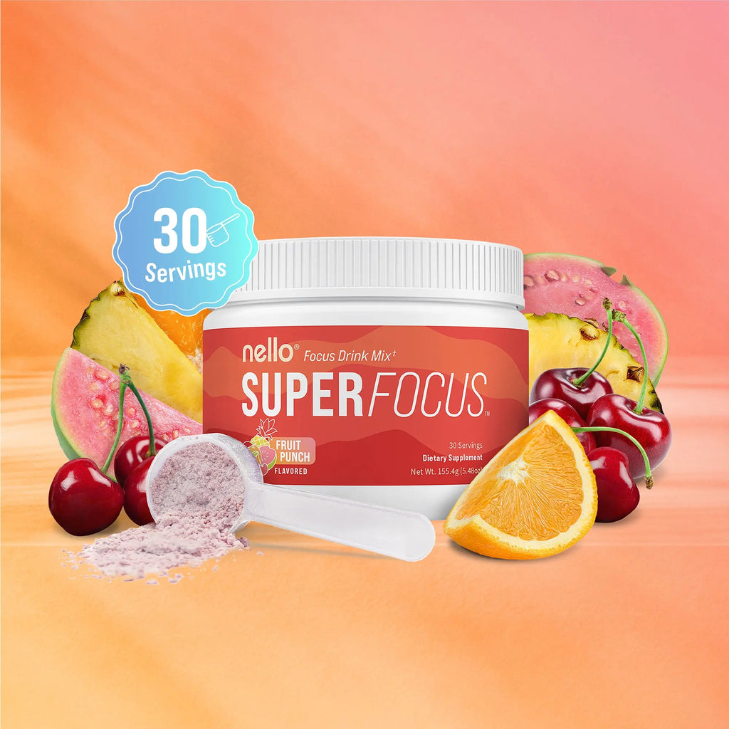 Nootropic Energy Drink Mix – Memory, Focus & Mental Clarity Support with Rhodiola, 30 Servings