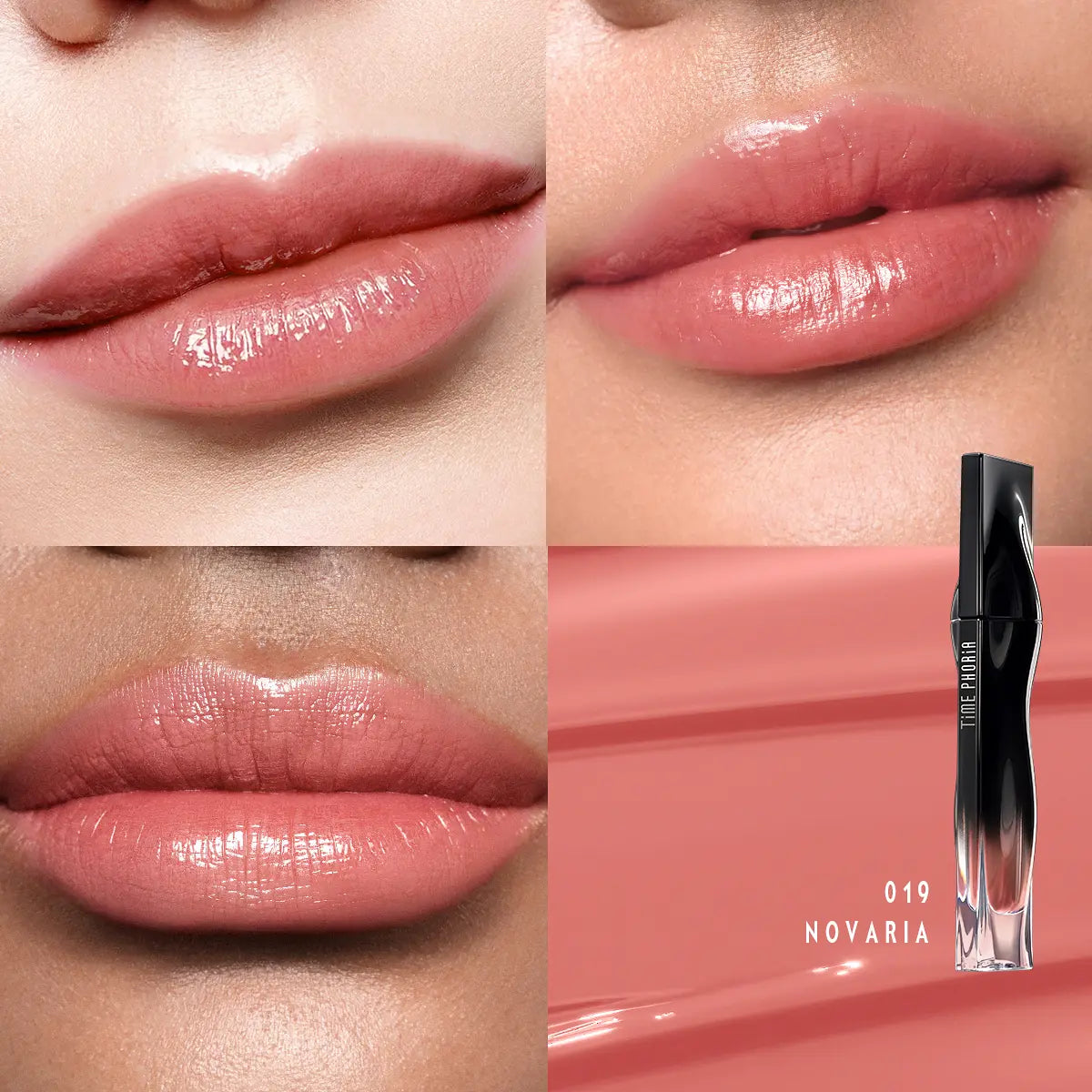 TIMEPHORIA Stellar Dust Lip Stain 5ML – High Coverage Glossy Lip Tint with Glassy Finish & 30% Moisture Essence | Long-Lasting Hydrating Lip Stain for Smooth, Flawless Makeup Look