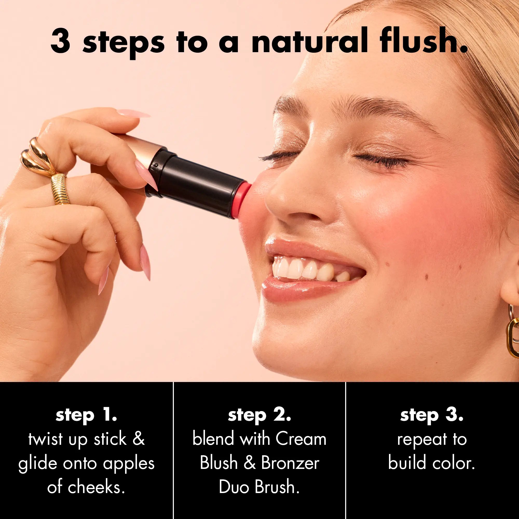 E.L.F Soft Glam Cream Blush – Lightweight Buildable Cream Blush Makeup for a Natural Dewy Flush & Long-Lasting Radiant Finish