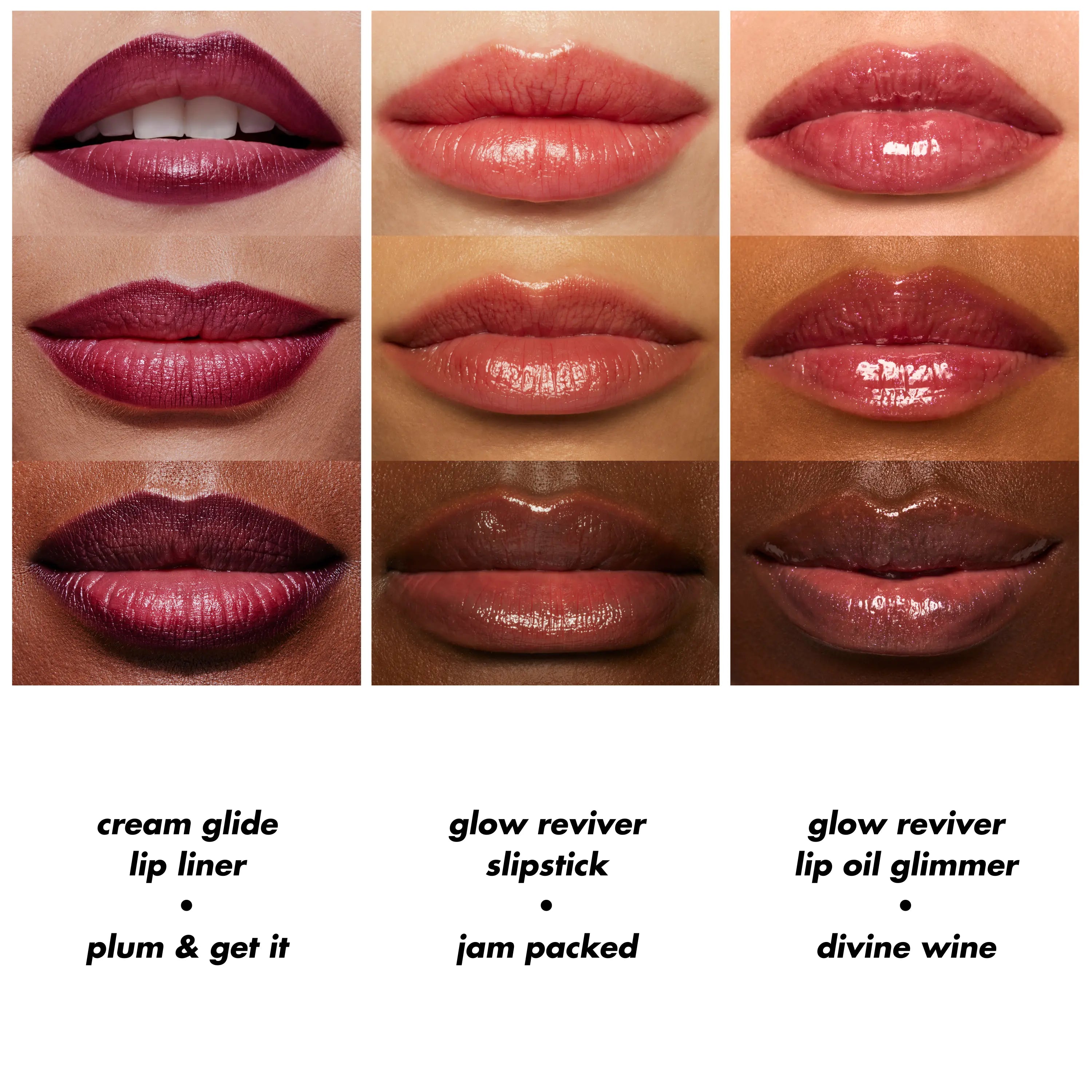 e.l.f. Glow Up Lip Trio – 3-Piece Lip Gloss & Lipstick Set in Rose Beige or Black Cherry Shades for Hydrating Day-to-Night Glam Looks