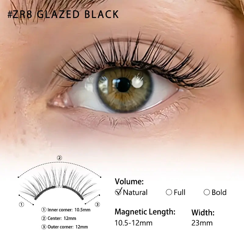 MAYSEEN Luxury Magnetic Eyelashes Kit – Premium Reusable Glue-Free Magnetic Lashes with Applicator | Waterproof, Lightweight & Natural Wispy False Eyelashes with Eyelash Curler & Lash Setting Liquid