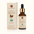 Organic Moroccan Argan Oil – Pure Hydrating Beauty Oil for Skin, Hair & Nail Care, Moisturising Anti-Frizz Treatment for Soft Healthy Glow