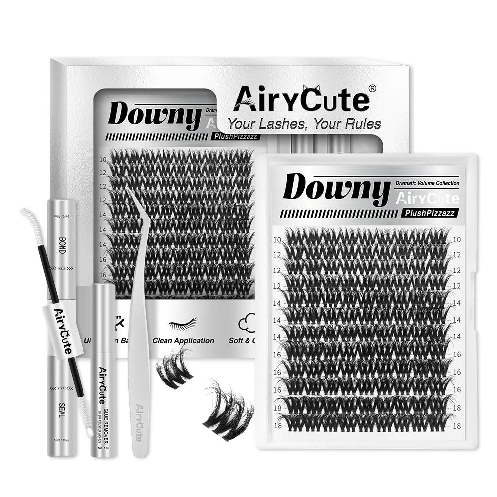 Airycute LIVE Exclusive Cluster Lashes – Viral DIY Lash Extensions with Best-Selling Styles Bubble, Elara, Brown Flaunt, Velure, Downy & Viva | Limited-Time Low Prices