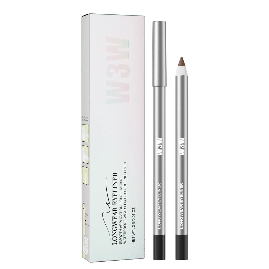 Eyeliner Pencil 24HR Waterproof – Ultra Smooth Smudge-Proof Long-Wear Eye Liner with Intense Color Payoff | Precision Creamy Formula for All-Day Flawless Makeup