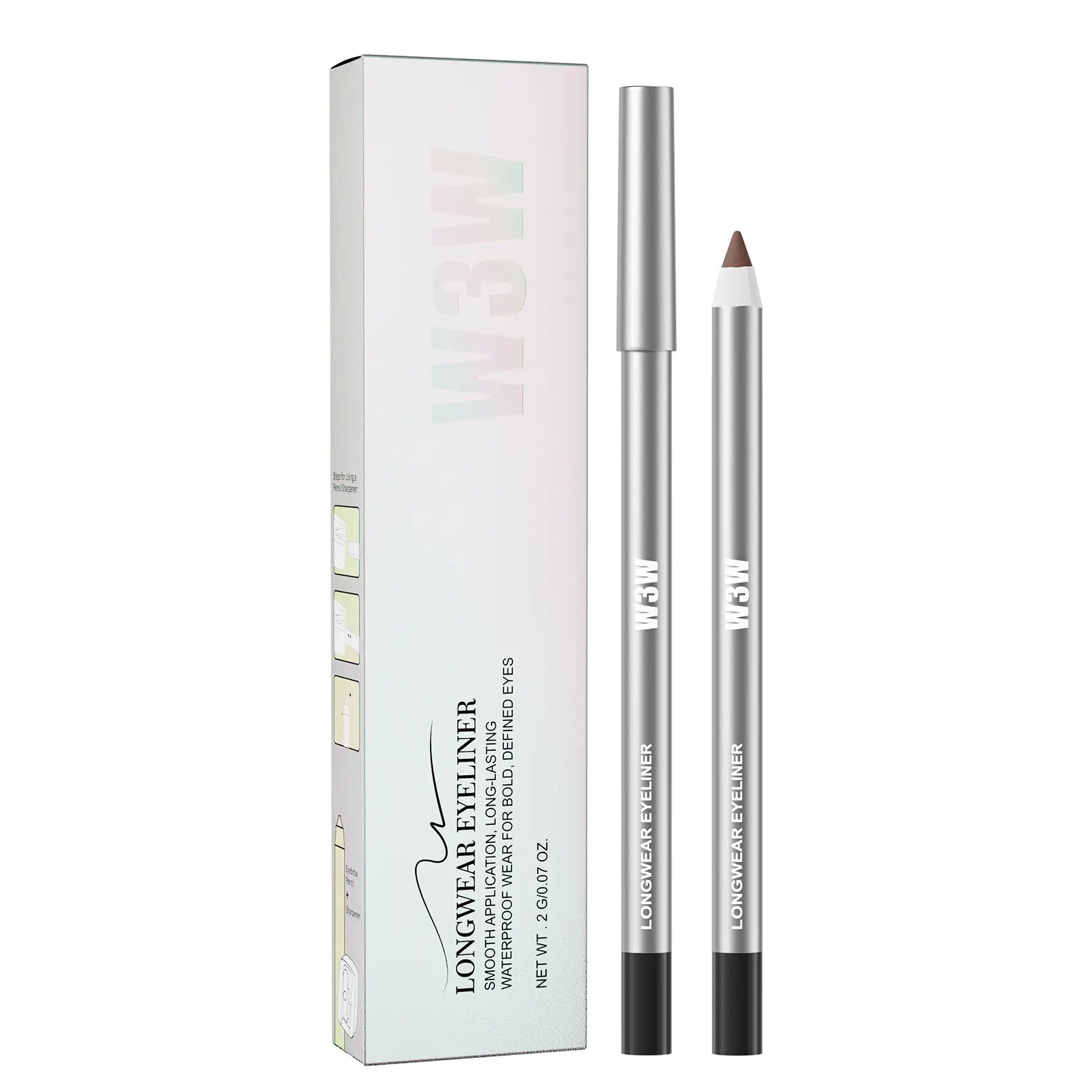 Eyeliner Pencil 24HR Waterproof – Ultra Smooth Smudge-Proof Long-Wear Eye Liner with Intense Color Payoff | Precision Creamy Formula for All-Day Flawless Makeup