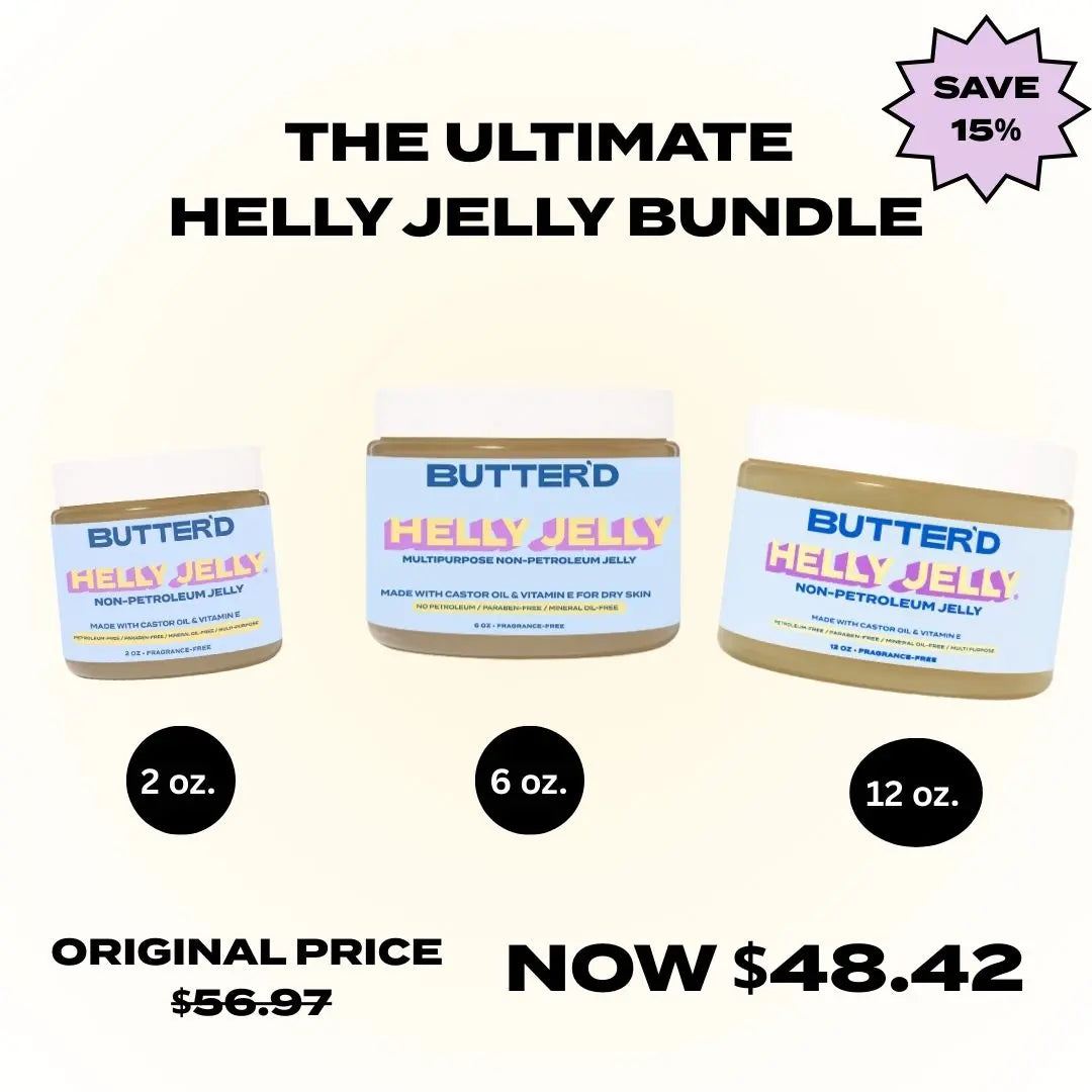 Helly Jelly Multi-Purpose Skin Jelly - Frangrance-Free, No Petroleum, Paraben-Free, Made with Aloe Vera, Moisturizer