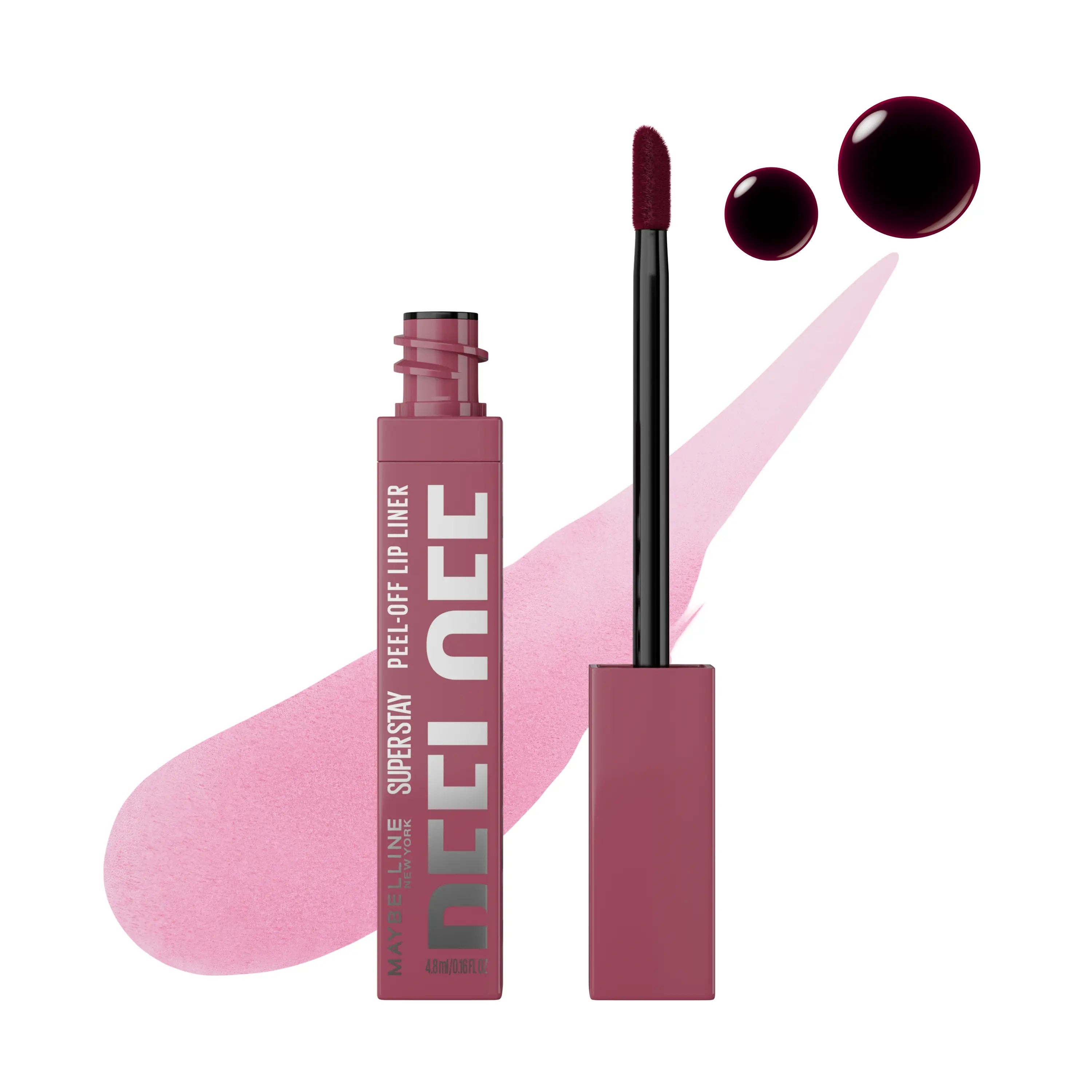 Maybelline New York Peel Off Lip Liner Stain – 24H Long-Lasting Tattoo-Like Lip Color | Smudge-Proof Transfer-Resistant Peel-Off Lip Tint