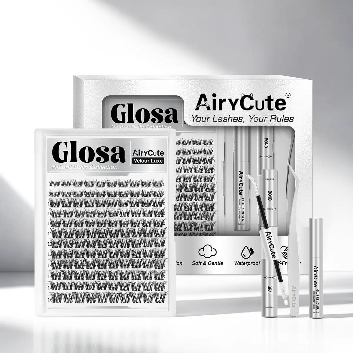 Airycute LIVE Exclusive Cluster Lashes – Viral DIY Lash Extensions with Best-Selling Styles Bubble, Elara, Brown Flaunt, Velure, Downy & Viva | Limited-Time Low Prices