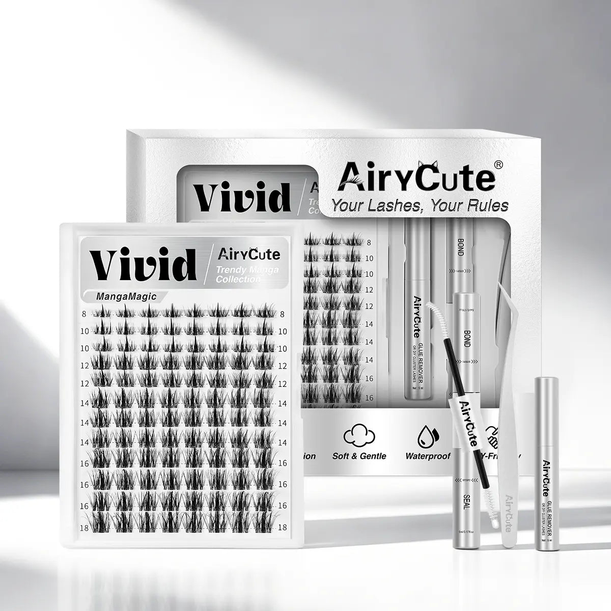 Airycute LIVE Exclusive Cluster Lashes – Viral DIY Lash Extensions with Best-Selling Styles Bubble, Elara, Brown Flaunt, Velure, Downy & Viva | Limited-Time Low Prices