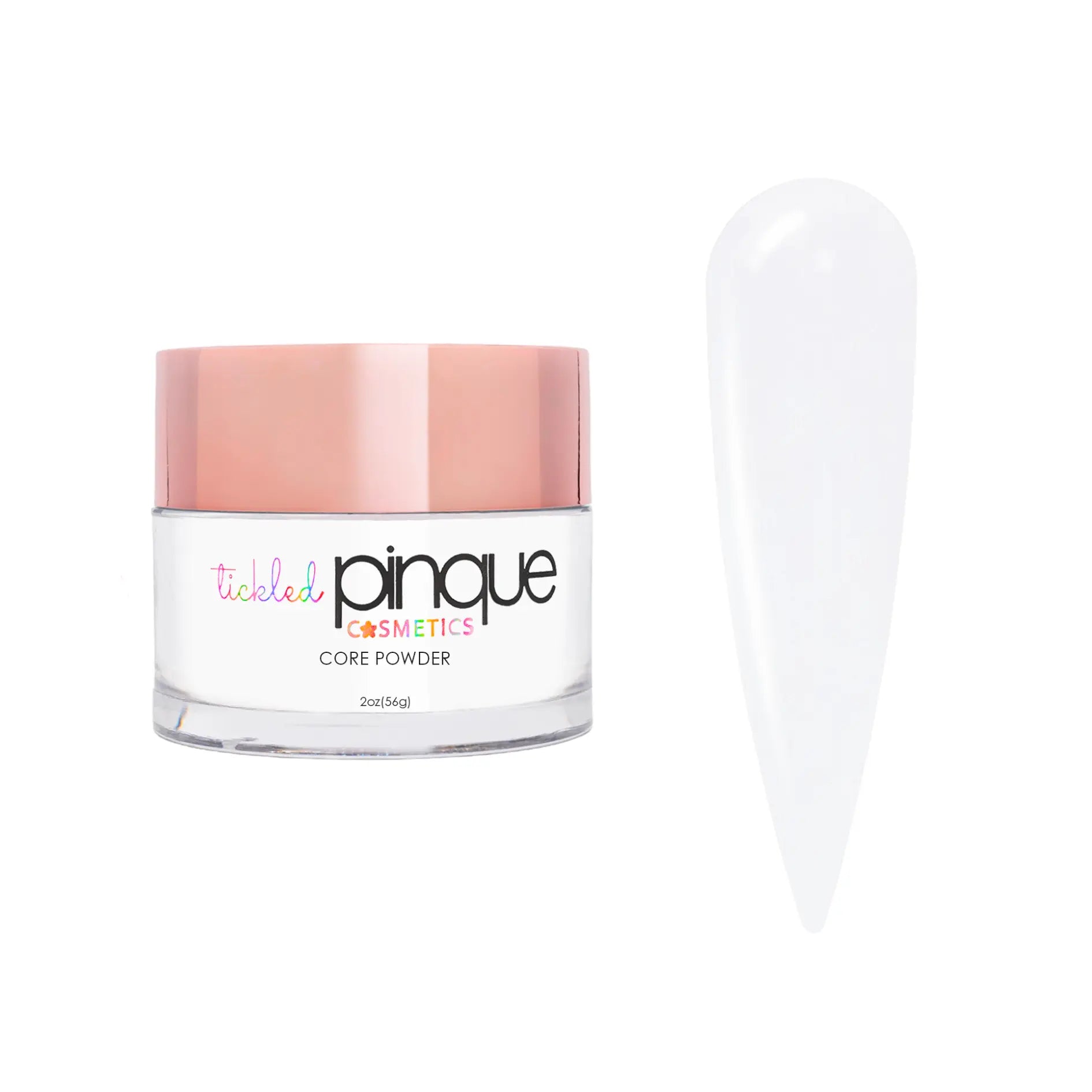 Milky White Glazed Core Powder – Professional Nail Dip Powder for Shiny Finish