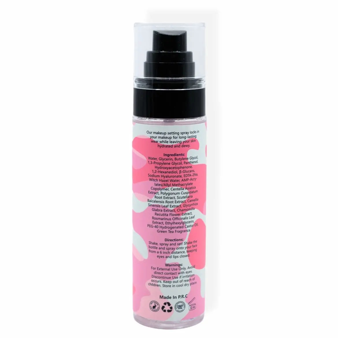 Combat Makeup Setting Spray – Long-Lasting Waterproof Face Mist for Smudge-Proof, Sweat-Resistant All-Day Makeup Hold