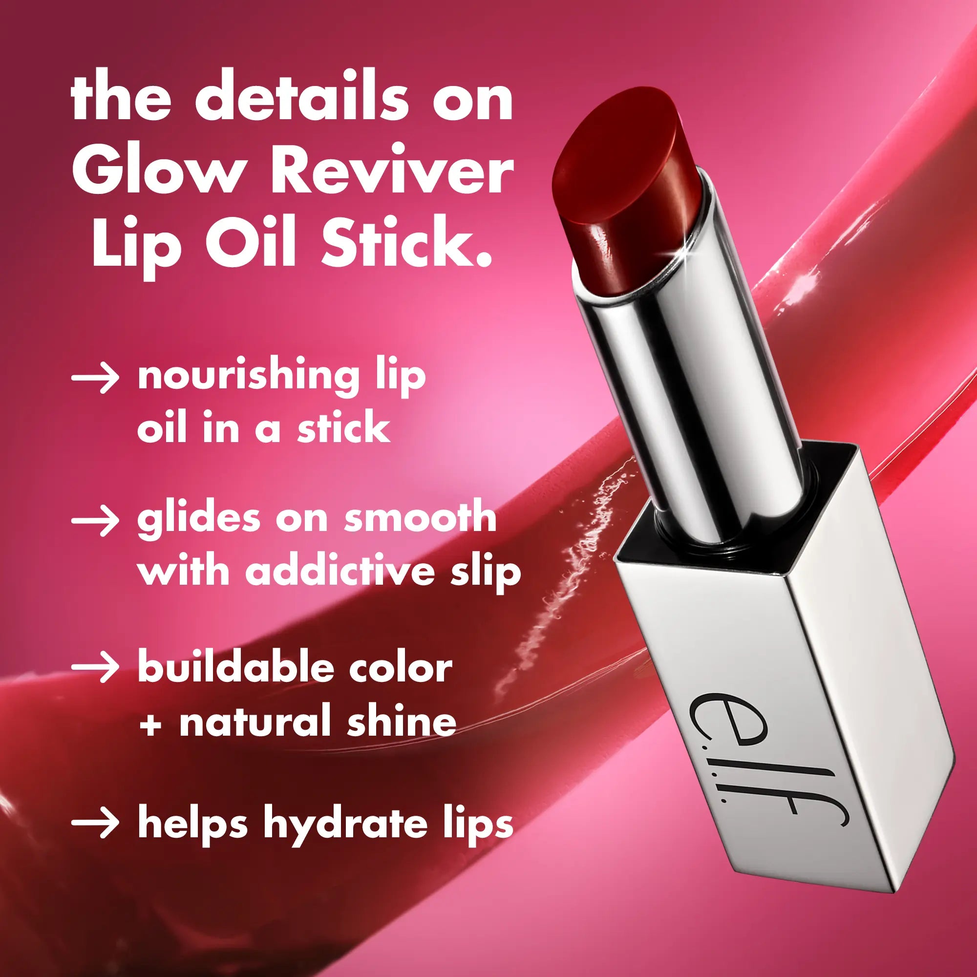e.l.f. Glow Up Lip Trio – 3-Piece Lip Gloss & Lipstick Set in Rose Beige or Black Cherry Shades for Hydrating Day-to-Night Glam Looks