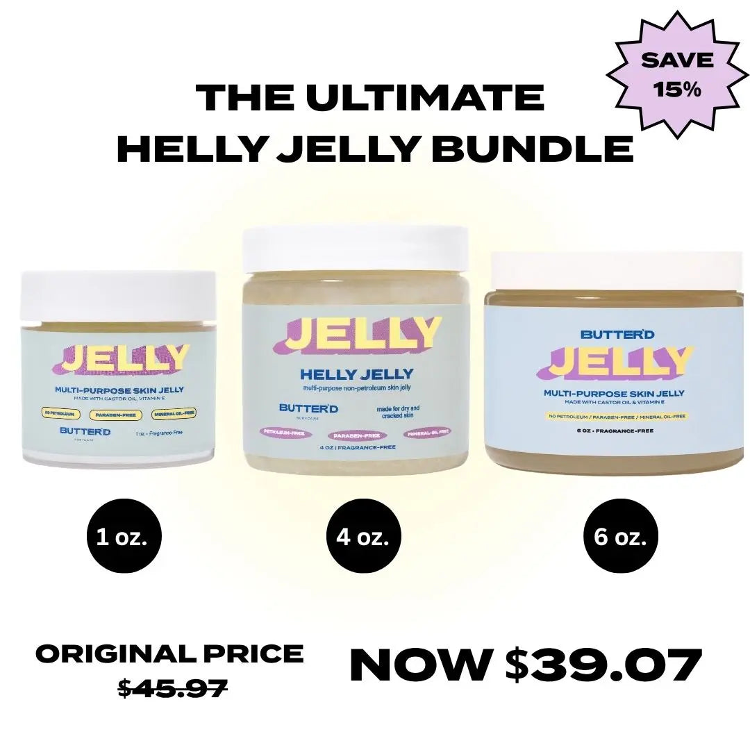 Helly Jelly Multi-Purpose Skin Jelly - Frangrance-Free, No Petroleum, Paraben-Free, Made with Aloe Vera, Moisturizer