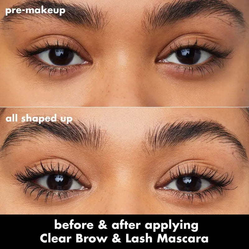 E.L.F. Clear Brow & Lash Mascara - Dual-Ended Clear Gel, Grooms & Holds Brows + Lashes, Long-Lasting Glossy Finish