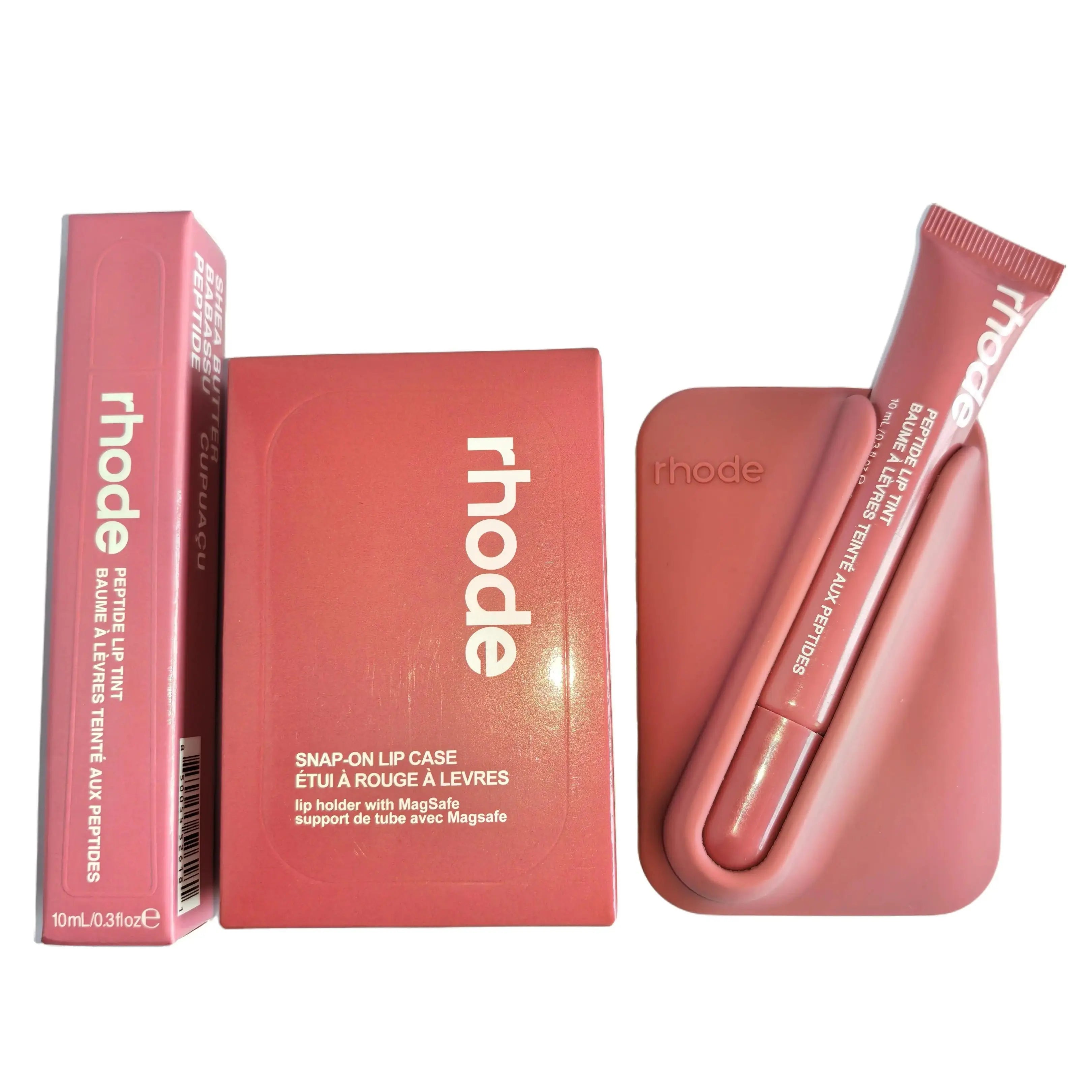 MagSafe Compatible Lip Gloss Holder Phone Case – Glossy Snap-On Cover for iPhone 17/16/15/14/13 Pro Max with Built-In Lip Gloss Storage