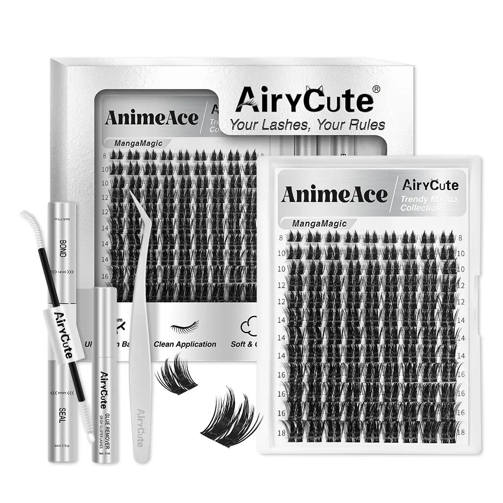 Airycute LIVE Exclusive Cluster Lashes – Viral DIY Lash Extensions with Best-Selling Styles Bubble, Elara, Brown Flaunt, Velure, Downy & Viva | Limited-Time Low Prices