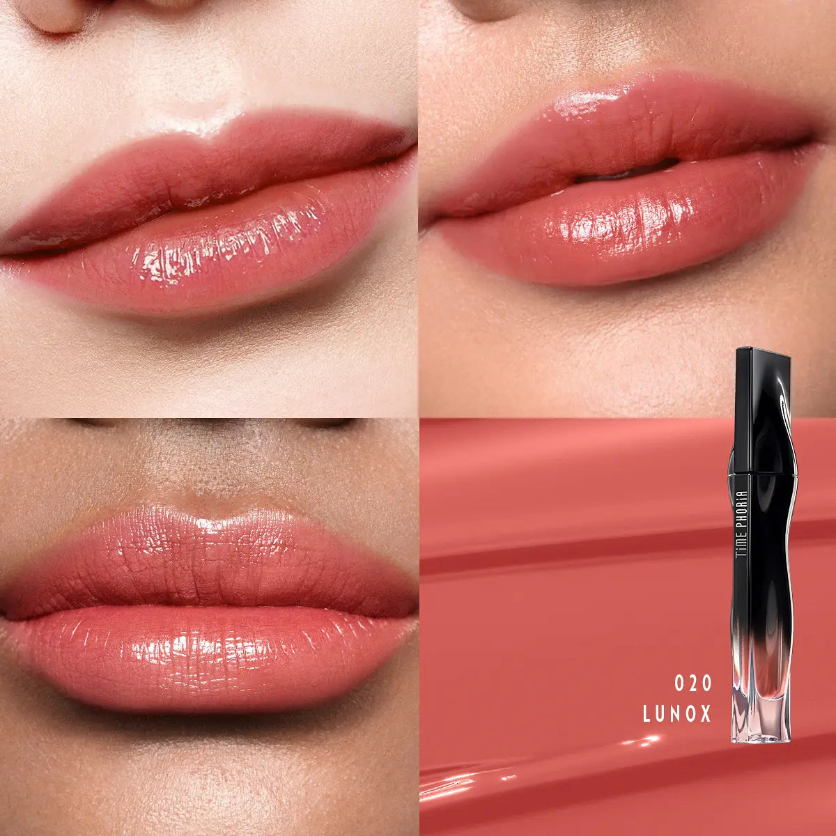 TIMEPHORIA Stellar Dust Lip Stain 5ML – High Coverage Glossy Lip Tint with Glassy Finish & 30% Moisture Essence | Long-Lasting Hydrating Lip Stain for Smooth, Flawless Makeup Look