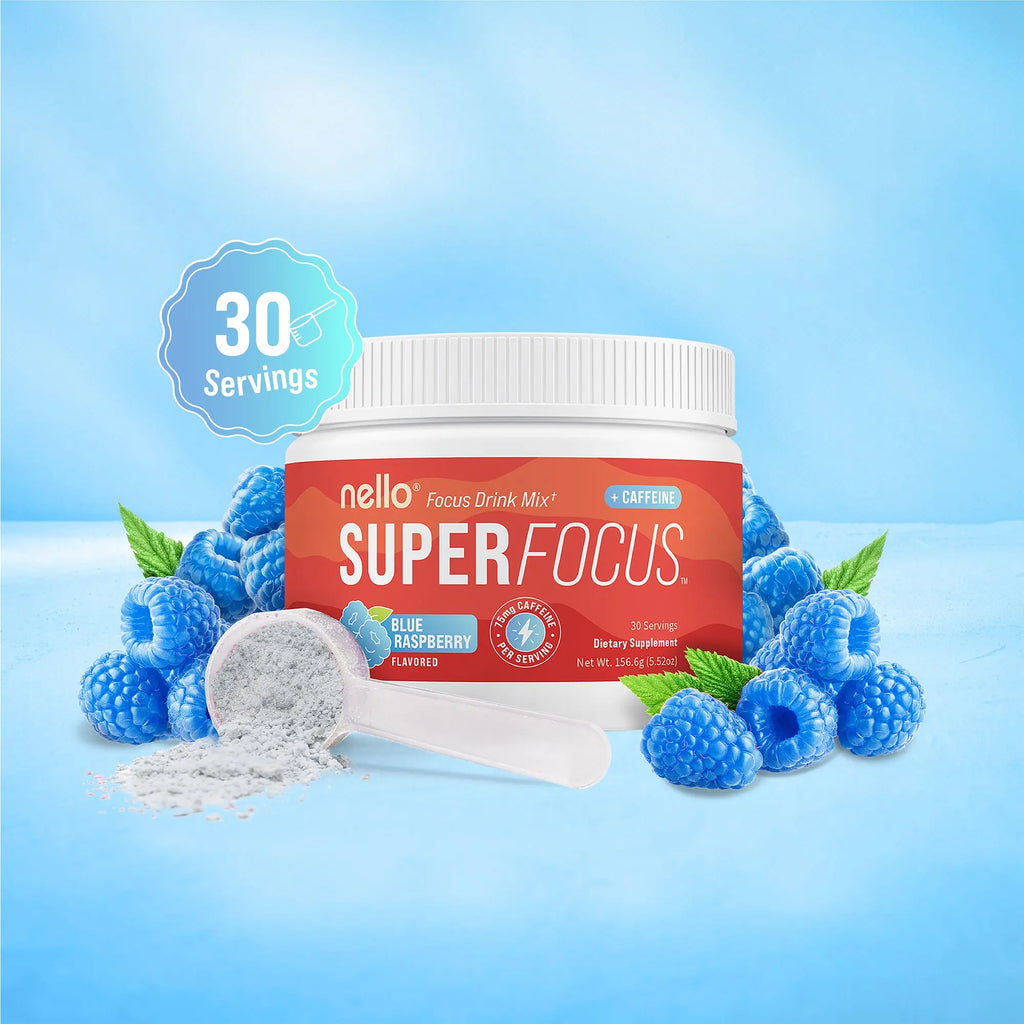 Nootropic Energy Drink Mix – Memory, Focus & Mental Clarity Support with Rhodiola, 30 Servings