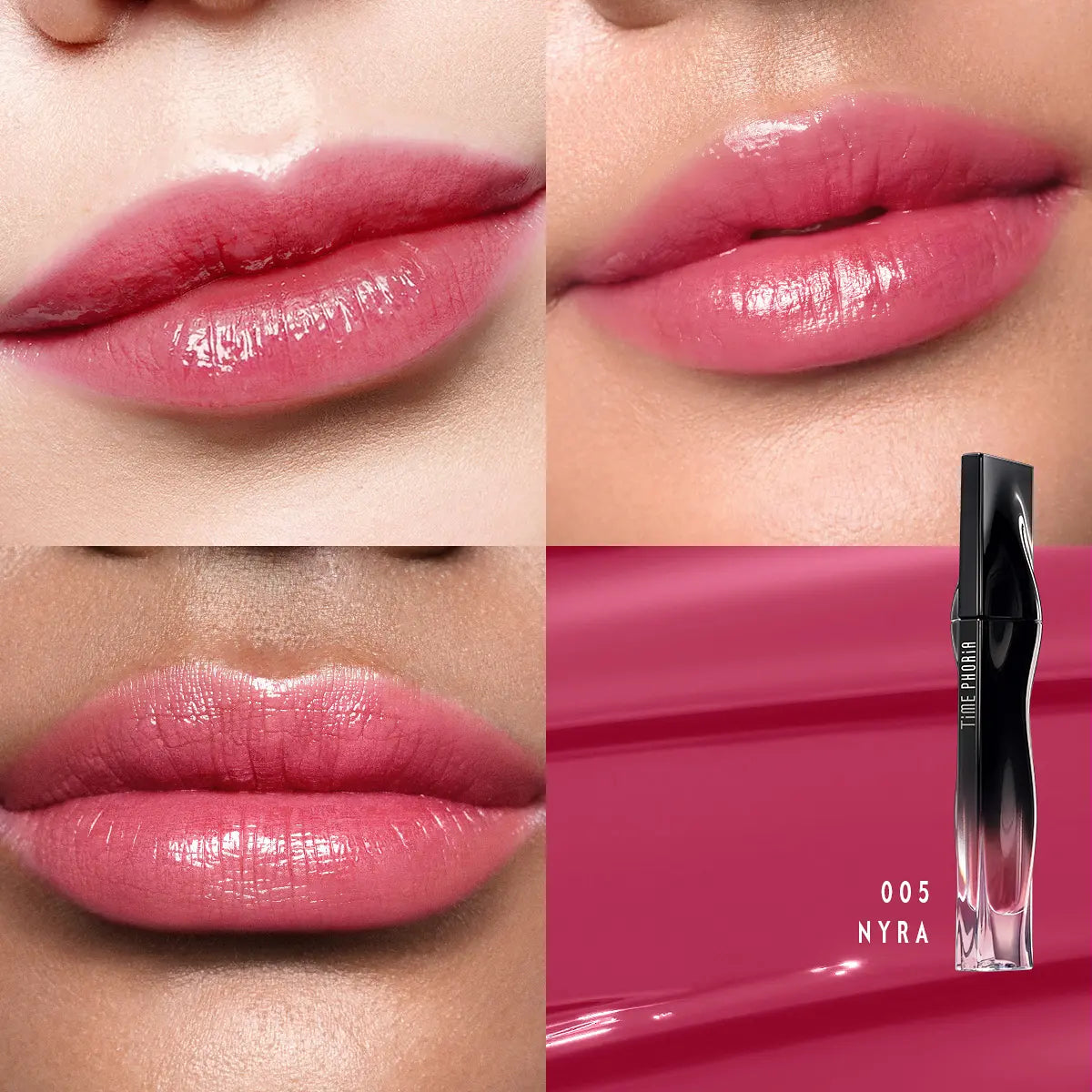 TIMEPHORIA Stellar Dust Lip Stain 5ML – High Coverage Glossy Lip Tint with Glassy Finish & 30% Moisture Essence | Long-Lasting Hydrating Lip Stain for Smooth, Flawless Makeup Look
