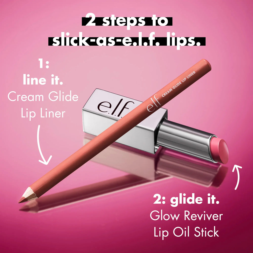 e.l.f. Glow Up Lip Trio – 3-Piece Lip Gloss & Lipstick Set in Rose Beige or Black Cherry Shades for Hydrating Day-to-Night Glam Looks