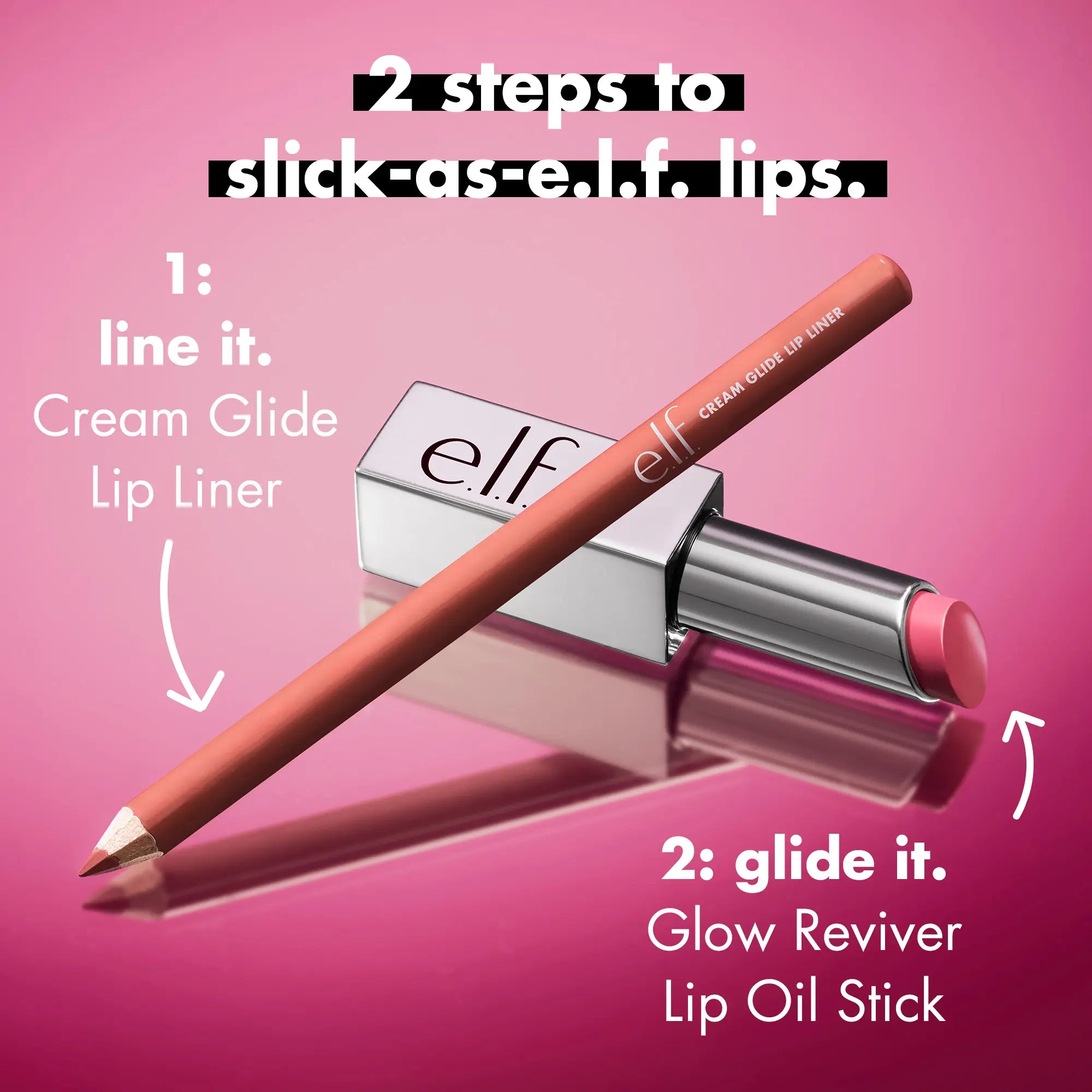 e.l.f. Glow Up Lip Trio – 3-Piece Lip Gloss & Lipstick Set in Rose Beige or Black Cherry Shades for Hydrating Day-to-Night Glam Looks