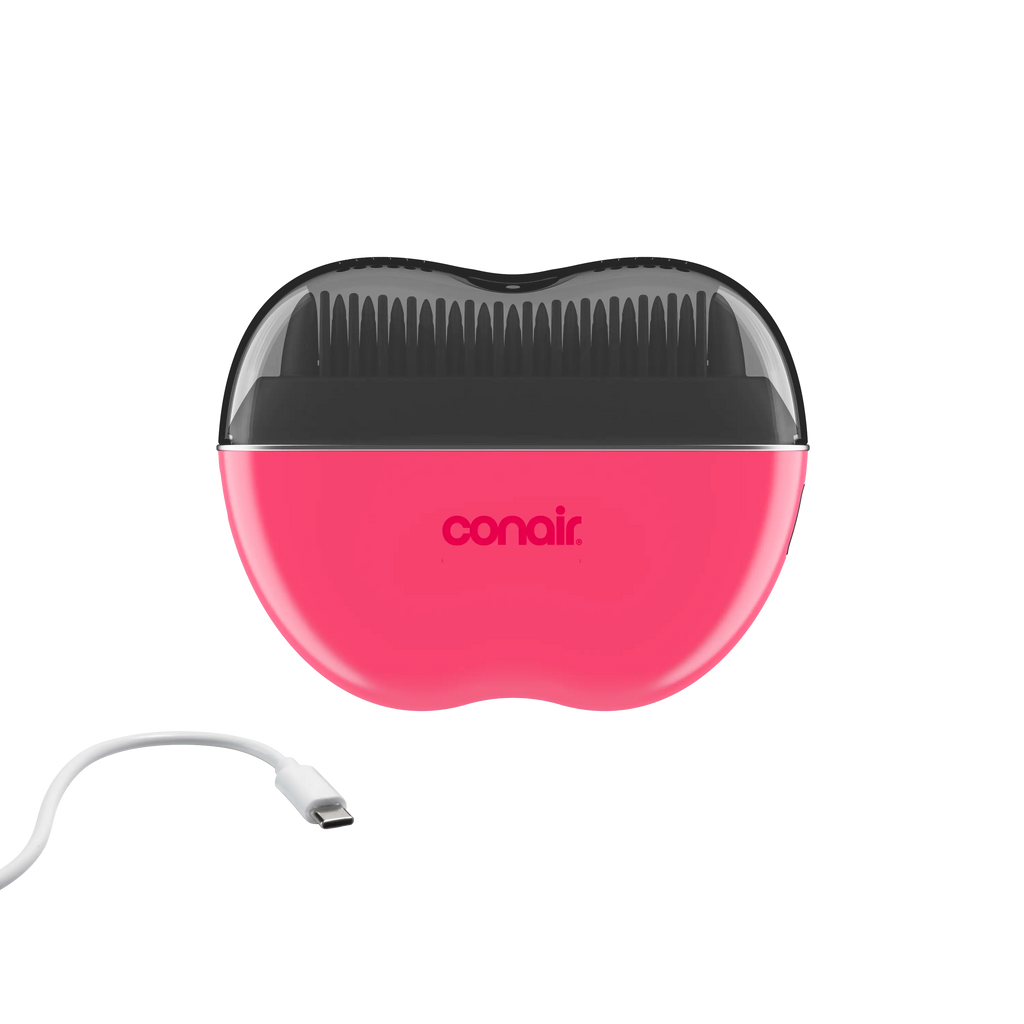 Conair Cordless Heated Brush – Compact Travel-Ready Hair Styling Brush for Smooth, Voluminous & Frizz-Free Hair