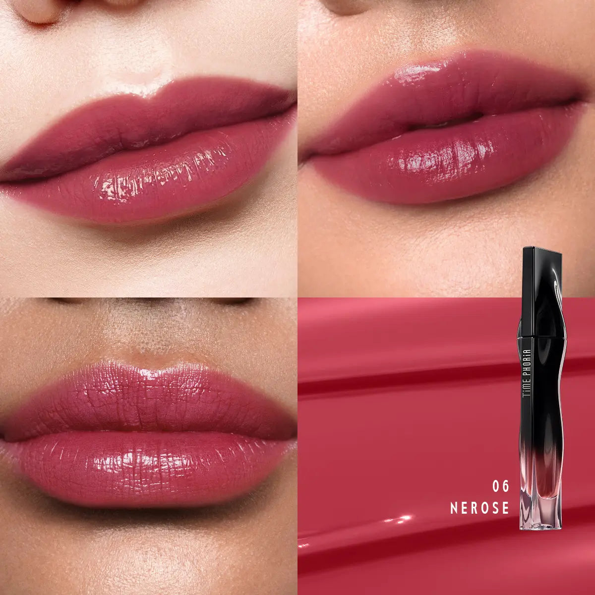 TIMEPHORIA Stellar Dust Lip Stain 5ML – High Coverage Glossy Lip Tint with Glassy Finish & 30% Moisture Essence | Long-Lasting Hydrating Lip Stain for Smooth, Flawless Makeup Look