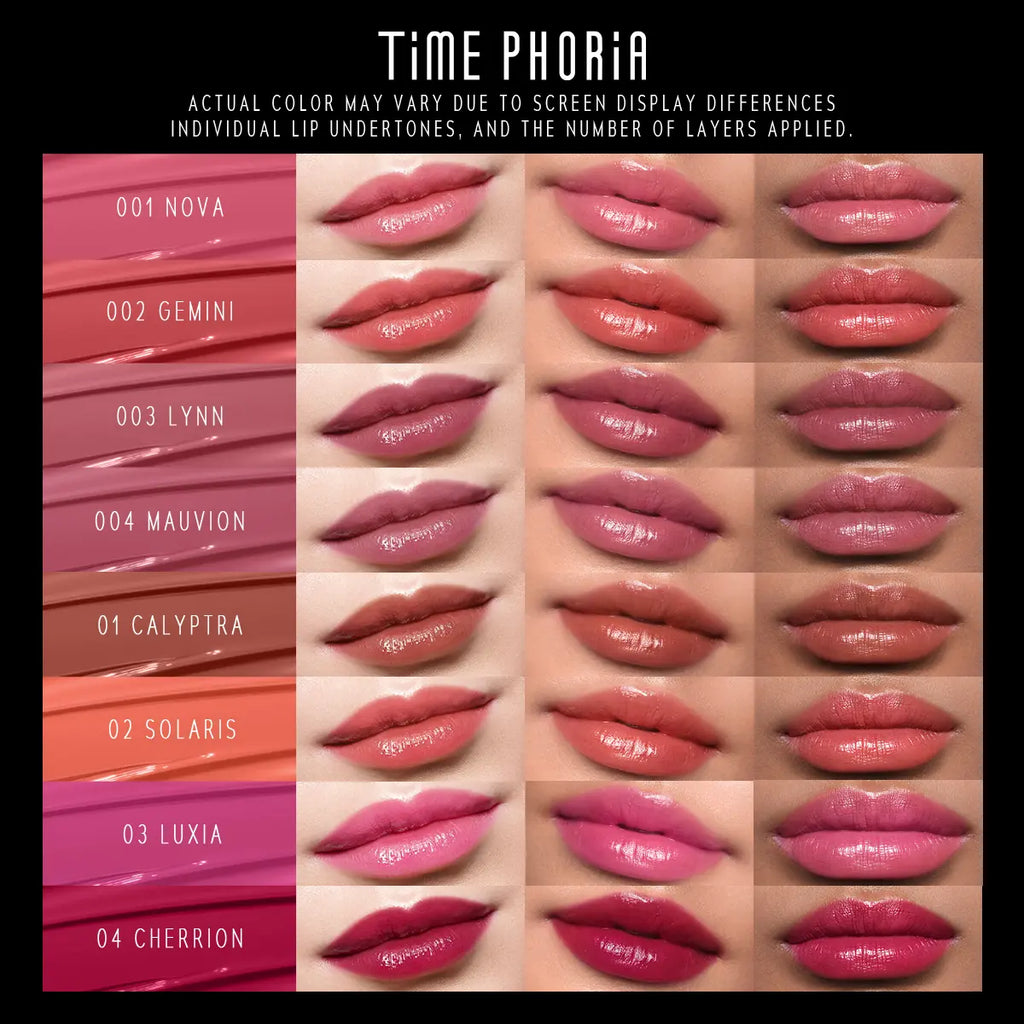 TIMEPHORIA Stellar Dust Lip Stain 5ML – High Coverage Glossy Lip Tint with Glassy Finish & 30% Moisture Essence | Long-Lasting Hydrating Lip Stain for Smooth, Flawless Makeup Look