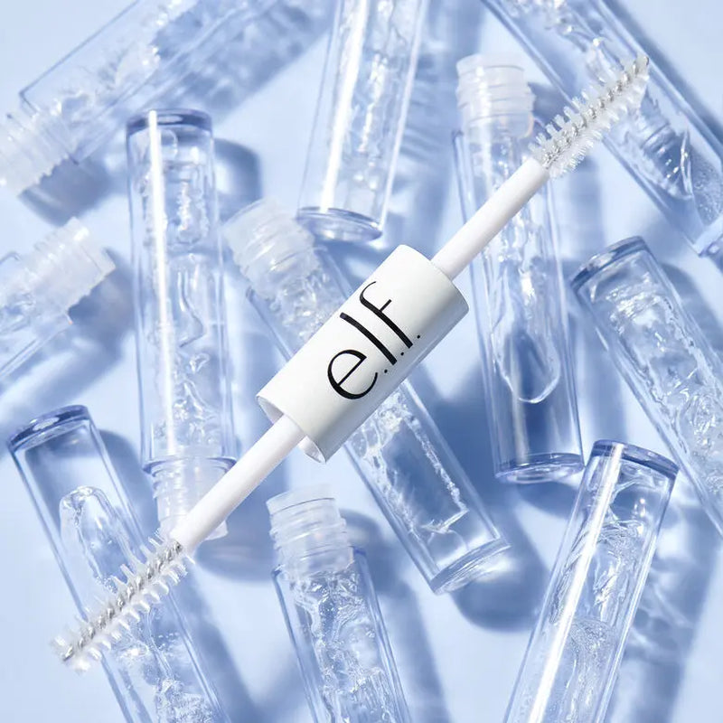 E.L.F. Clear Brow & Lash Mascara - Dual-Ended Clear Gel, Grooms & Holds Brows + Lashes, Long-Lasting Glossy Finish