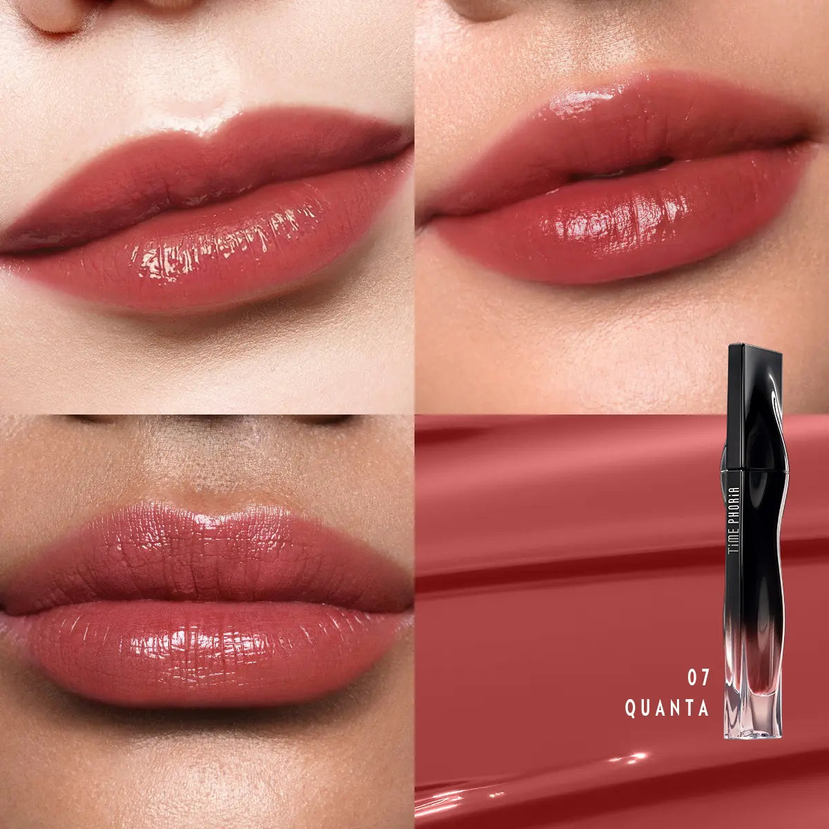 TIMEPHORIA Stellar Dust Lip Stain 5ML – High Coverage Glossy Lip Tint with Glassy Finish & 30% Moisture Essence | Long-Lasting Hydrating Lip Stain for Smooth, Flawless Makeup Look