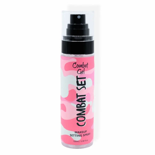 Combat Makeup Setting Spray – Long-Lasting Waterproof Face Mist for Smudge-Proof, Sweat-Resistant All-Day Makeup Hold