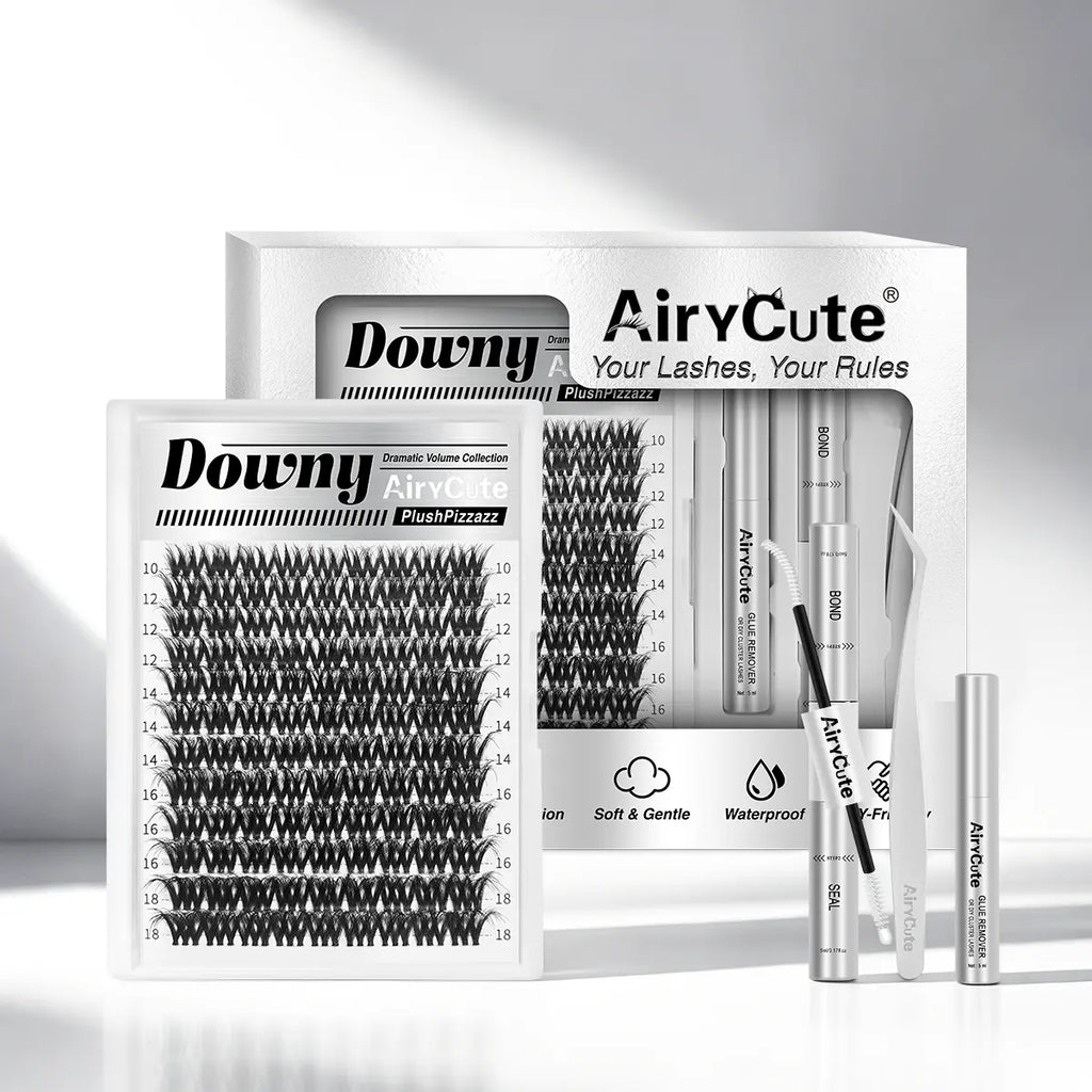 Airycute LIVE Exclusive Cluster Lashes – Viral DIY Lash Extensions with Best-Selling Styles Bubble, Elara, Brown Flaunt, Velure, Downy & Viva | Limited-Time Low Prices
