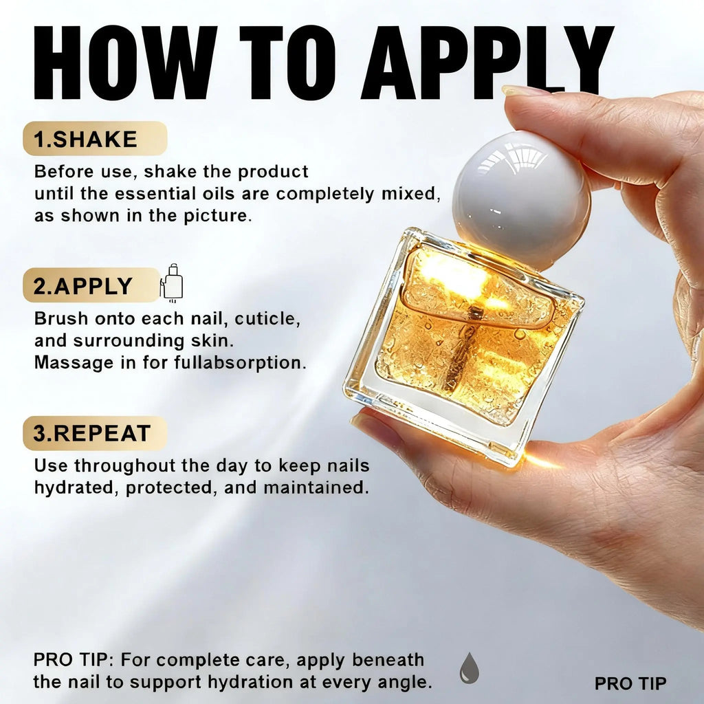 Rongshu Cosmetics Organic Nail Care Oil – Growth & Brightening Treatment for Damaged Nails