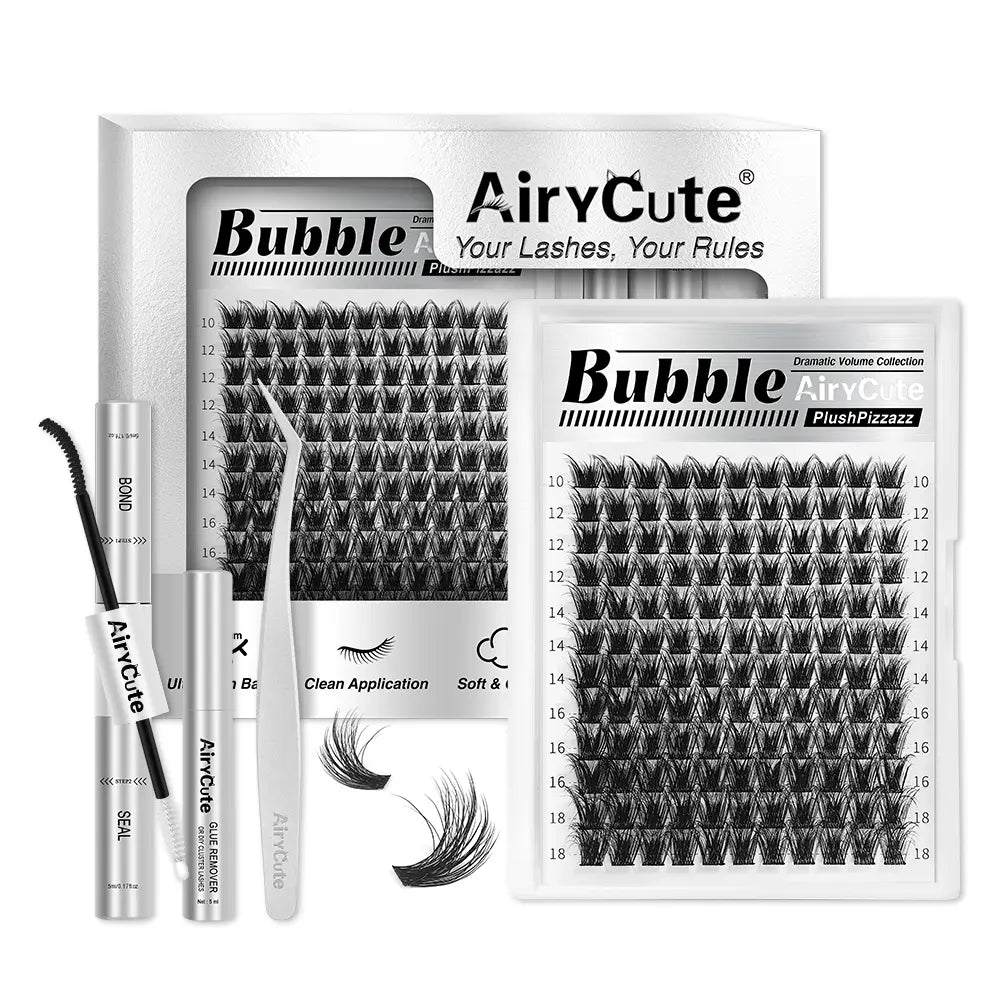 Airycute LIVE Exclusive Cluster Lashes – Viral DIY Lash Extensions with Best-Selling Styles Bubble, Elara, Brown Flaunt, Velure, Downy & Viva | Limited-Time Low Prices