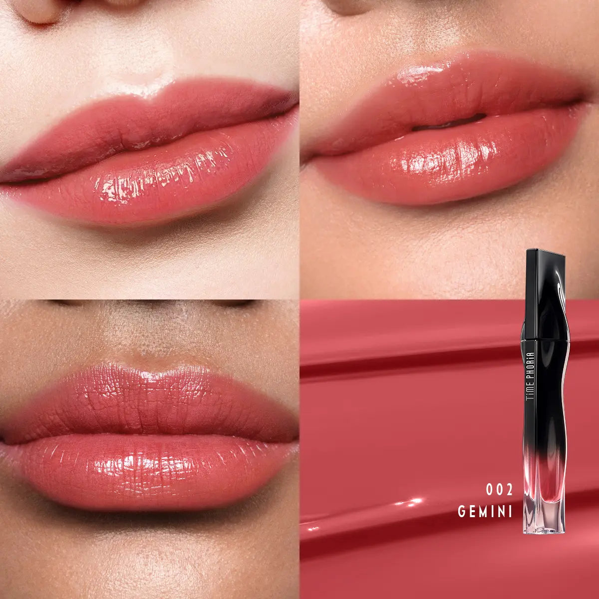 TIMEPHORIA Stellar Dust Lip Stain 5ML – High Coverage Glossy Lip Tint with Glassy Finish & 30% Moisture Essence | Long-Lasting Hydrating Lip Stain for Smooth, Flawless Makeup Look