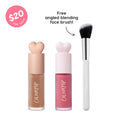 ColourPop Build Your Own Bronzer & Blush Duo – Customizable Face Makeup Set with Free Blending Brush for a Natural Sun-Kissed Glow