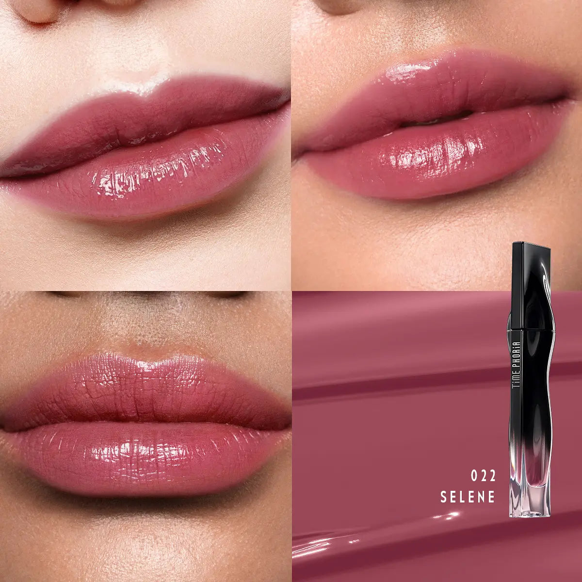 TIMEPHORIA Stellar Dust Lip Stain 5ML – High Coverage Glossy Lip Tint with Glassy Finish & 30% Moisture Essence | Long-Lasting Hydrating Lip Stain for Smooth, Flawless Makeup Look