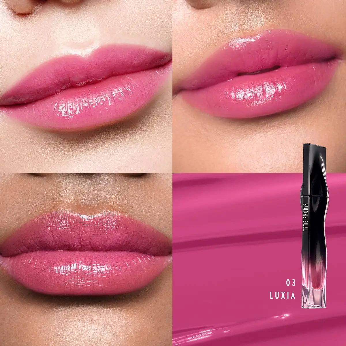 TIMEPHORIA Stellar Dust Lip Stain 5ML – High Coverage Glossy Lip Tint with Glassy Finish & 30% Moisture Essence | Long-Lasting Hydrating Lip Stain for Smooth, Flawless Makeup Look